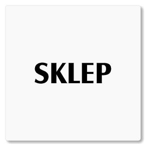 Sklep, 80x80mm, bílá, Nevada